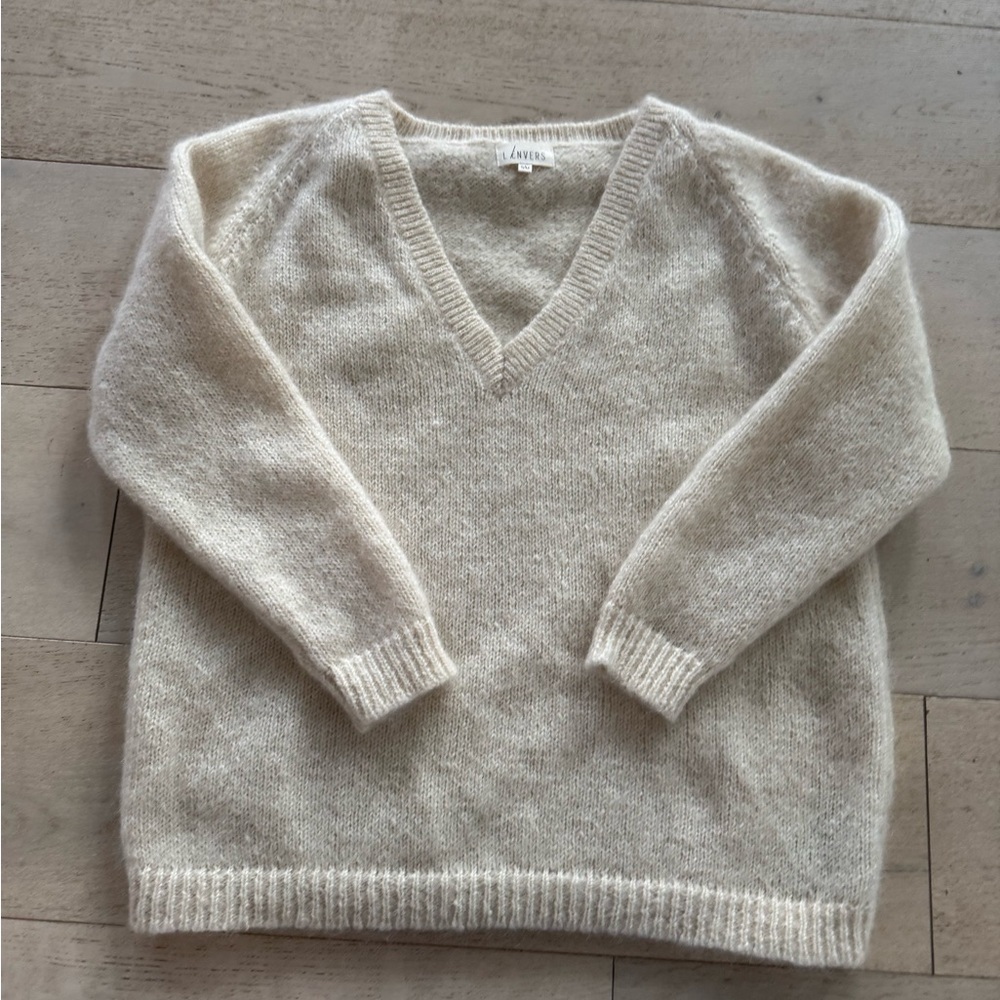 NWOT L’envers Barbara Sweater ivory  Size S/M - Picture 4 of 11